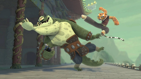 Tigress vs Croc Bandit