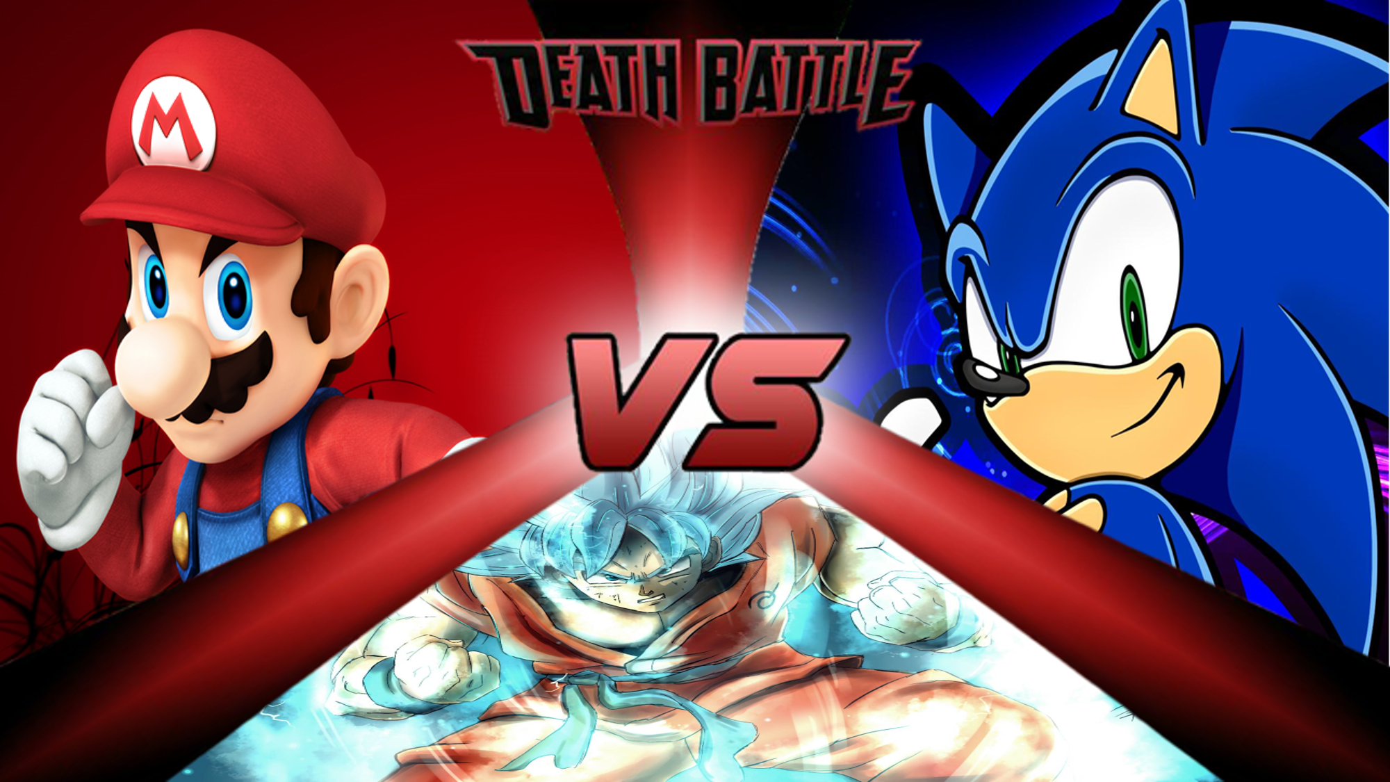 goku vs sonic vs mario