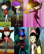 Kimiko's different appearance in Xiaolin Chronicles