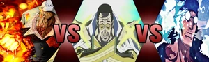 Akainu vs Kizaru vs Aokiji