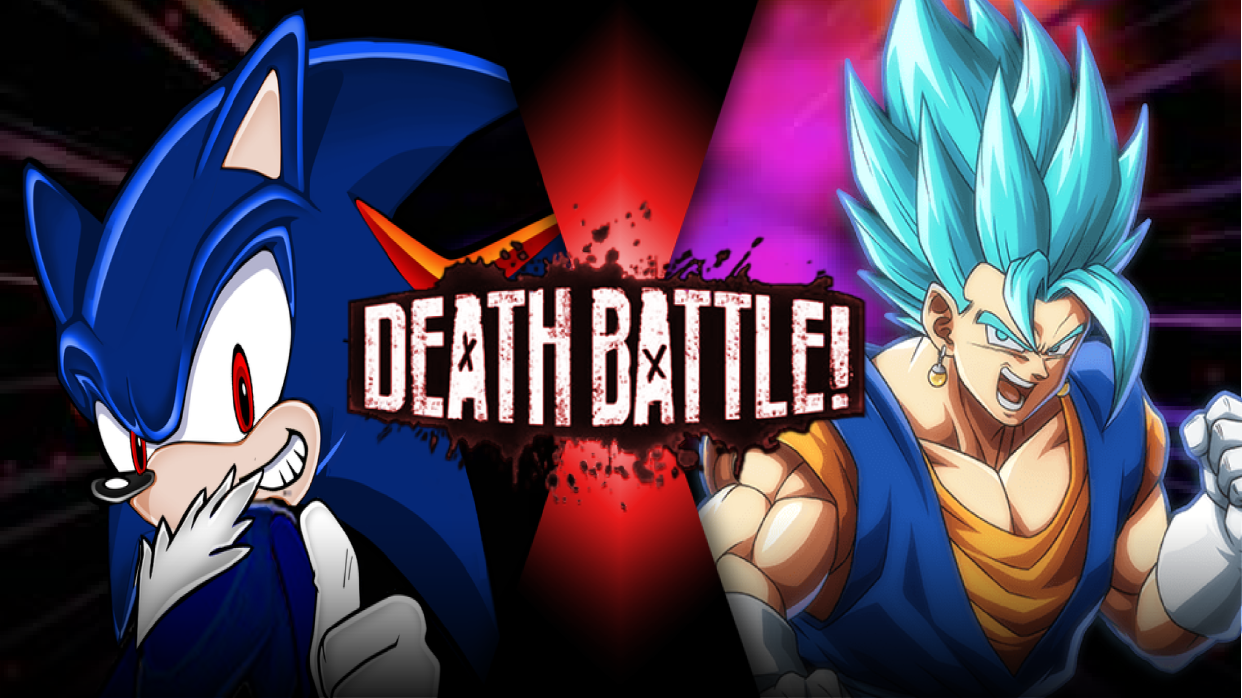 Sonic and Shadow FUSION, Shadic The Hedgehog vs Gogeta