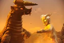 Ultraman Zero vs Black King Drill Custom in Ultraman X