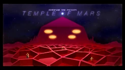 GOLB's silhouette, as ominously seen in the Temple of Mars title card.