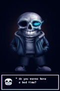 Hyper-realistic Sans. Straight out of a Creepypasta. Ew.