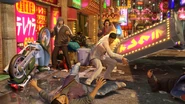 Kiryu using Beast Style in Yakuza 0