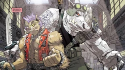Bebop and Rocksteady in the IDW Comics