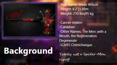 Deadpool background