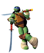Leonardo as seen in the 2012 show from Nickelodeon.