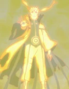 Naruto's appearance in Kurama Chakra Mode