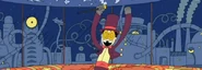 Superjail has its own night/starry sky