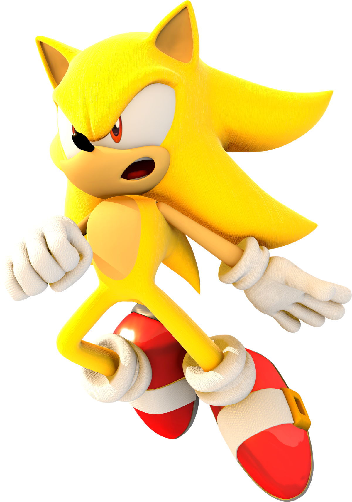 Super sonic 3, This was a pain to make, I had to cut sonic …