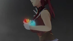 Marine carrying the gem of shine, smile and story