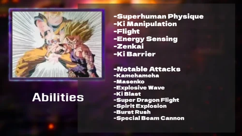 Gohan's abilities