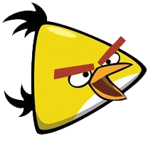 angry birds yellow bird chuck