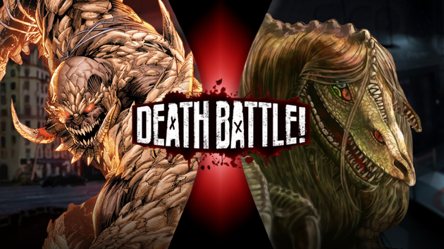 Doomsday Vs SCP-682 (DC Vs SCP Foundation)  Wallpaper/Fight Art thingy +  Connections in Comments : r/DeathBattleMatchups