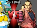 Dan Hibiki vs Homer Simpson