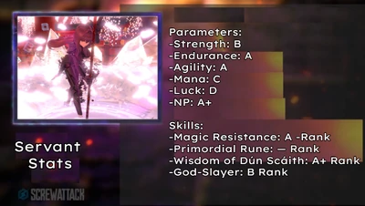 Scathach Analysis Servant Stats