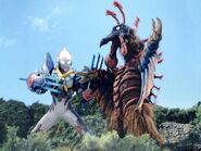 Birdon vs Ultraman X in Ultraman X