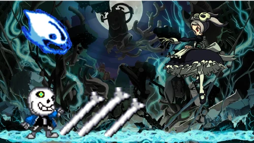 Marie vs Sans fight