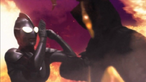 Ultraman vs Zetton during the Dark Spark War in Ultraman Ginga