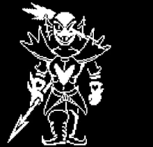 Undyne's improved form, Undyne the Undying.