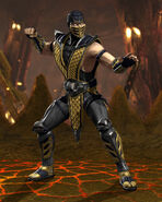 Scorpion in Mortal Kombat vs DC Universe.