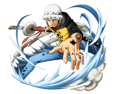 Ope ope no Mi of Trafalgar D Water Law from One Piece Manga and Anime