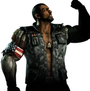 Jax as he appears in Mortal Kombat X
