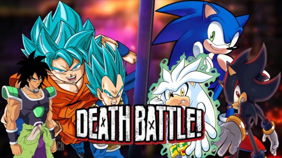 Sonic, Shadow, Silver As Goku, Vegeta, Trunks - Goku Vegeta Vs