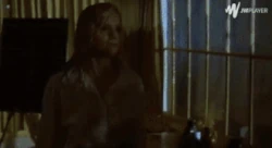 Roy Burns throws George through a window.