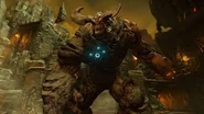 The Cyberdemon as it appears in Doom (2016.)