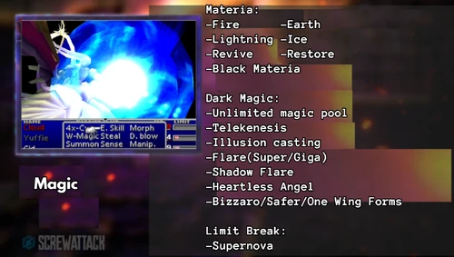 Sephiroth Analysis Magic