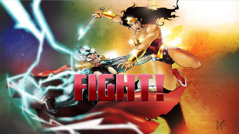 Thor vs WW FIGHT