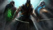 Scorpion, Sub-Zero, and Ermac