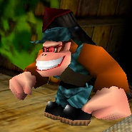 Funky Kong as he appears in "Donkey Kong 64"