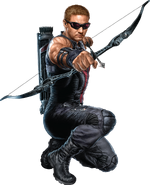 Hawkeye played by Jeremy Renner in the Marvel Cinematic Universe