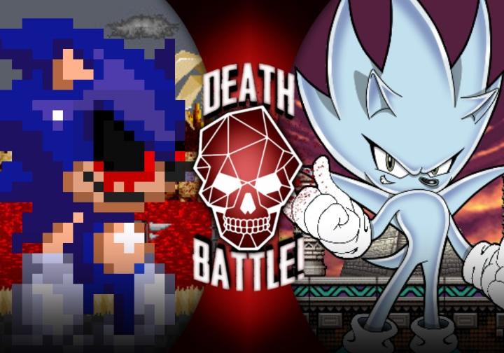 Dark Hyper Sonic vs Fleetway Super Sonic (Over powered) vs Sonic.EXE