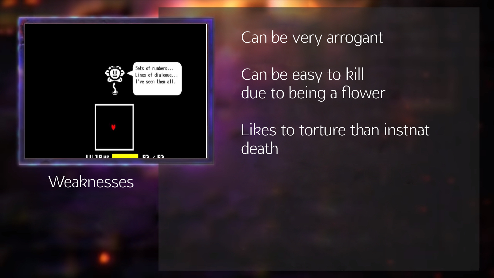 Semi Frequent Undertale Facts on X: * Flowey was inspired by the character  Face from the famous NES Godzilla Creepypasta by Cosbydaf. Judying at the  character itself it's obvious a lot of