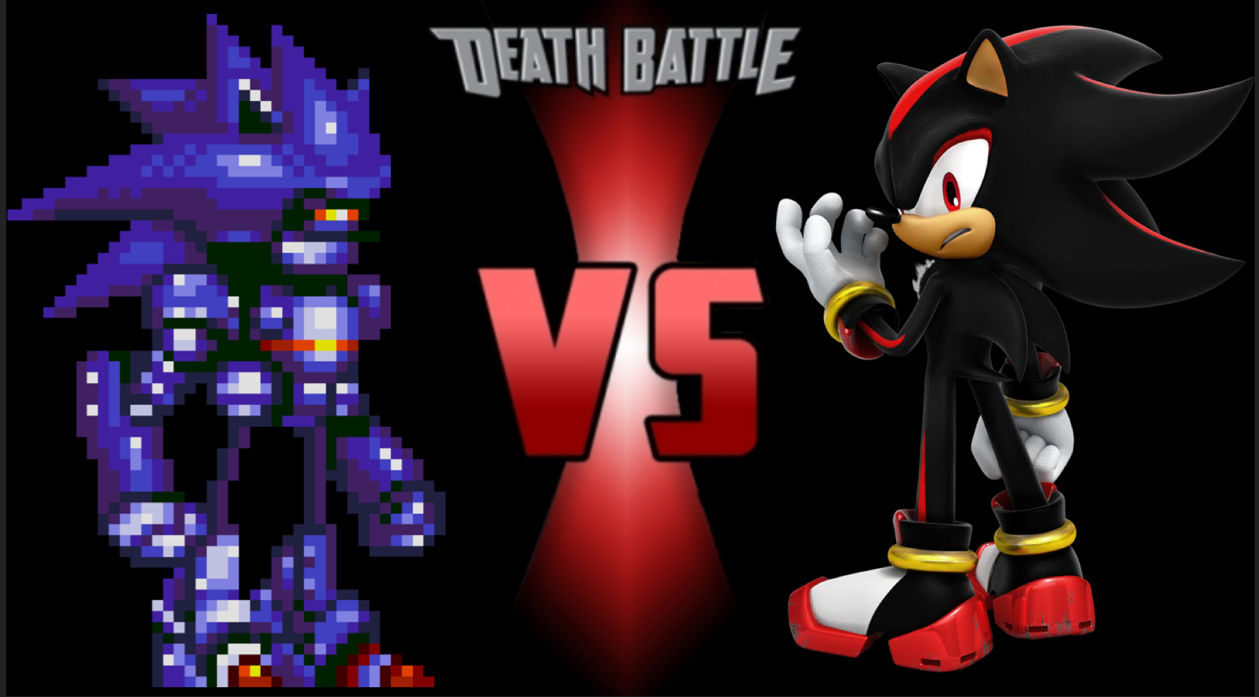 Sprite Animation, Sonic Vs Shadow