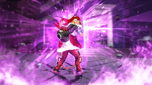 Iori Yagami VS Akiha Tohno End (Sharaku)