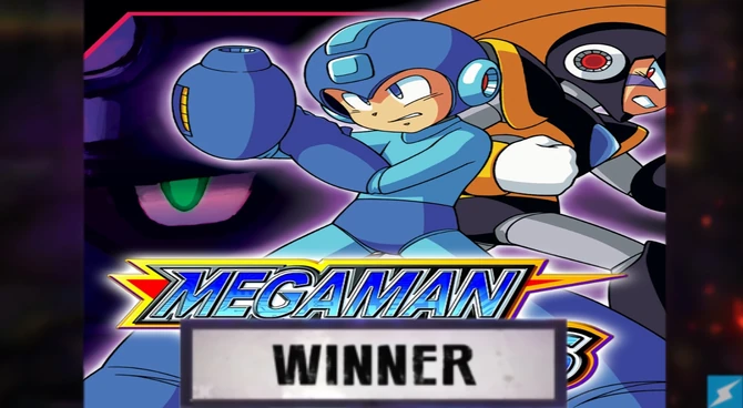 Mega man wins