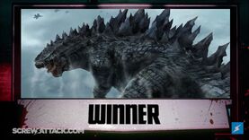Godzilla the winner