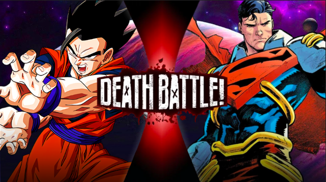 superman prime vs goku super saiyan god