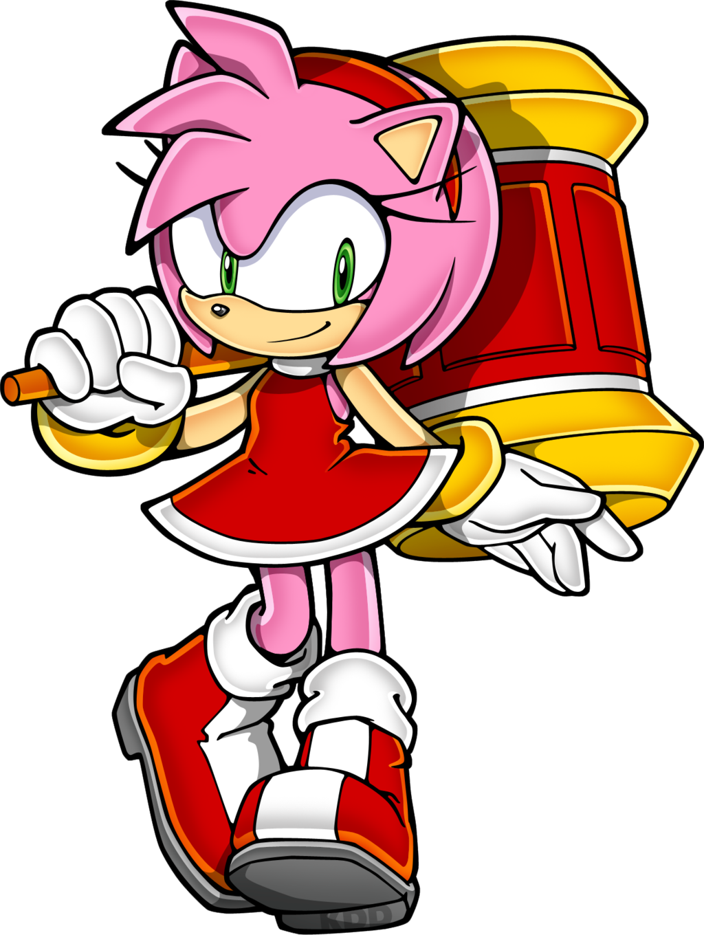 Amy Rose (Render) by yessing on DeviantArt