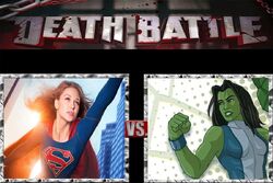 she hulk vs supergirl