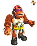Funky Kong as he appears in "Donkey Kong Country 3: Dixie Kong's Double Trouble!"