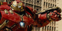The Hulkbuster in its Marvel Cinematic Universe appearance in Avengers: Age of Ultron (2015)