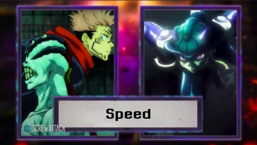 Sukuna and Meruem's Speed