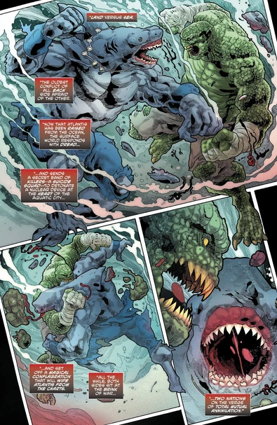 King Shark vs Killer Croc
