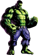 Hulk as he appears in Marvel VS Capcom 3